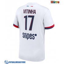 Fotballdrakt Herre Paris Saint-Germain Vitinha #17 Bortedrakt 2025-26 Kortermet